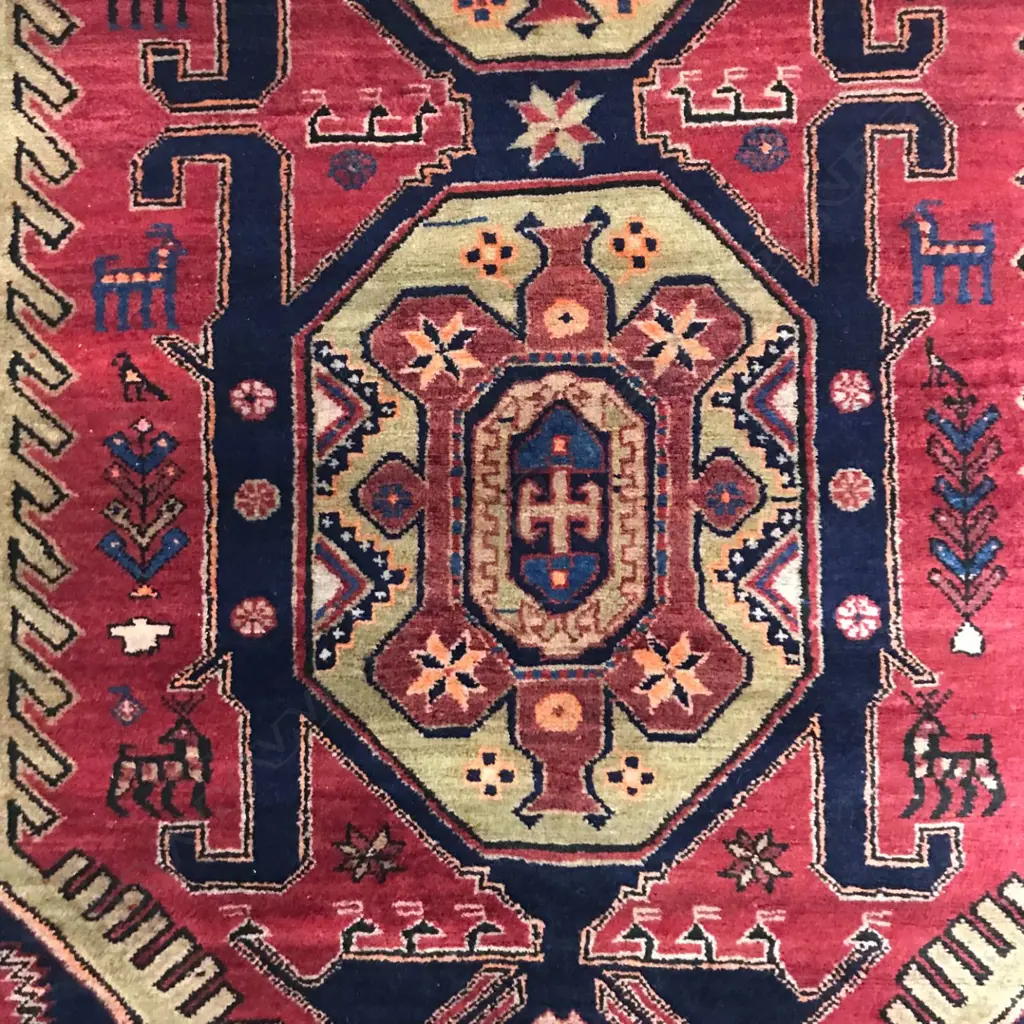 A Daryanur, Karabakh runner. First third of the 20thC. 318 x 144cm. Image 1++