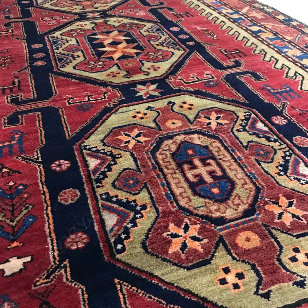 A Daryanur, Karabakh runner. First third of the 20thC. 318 x 144cm. Image 1++