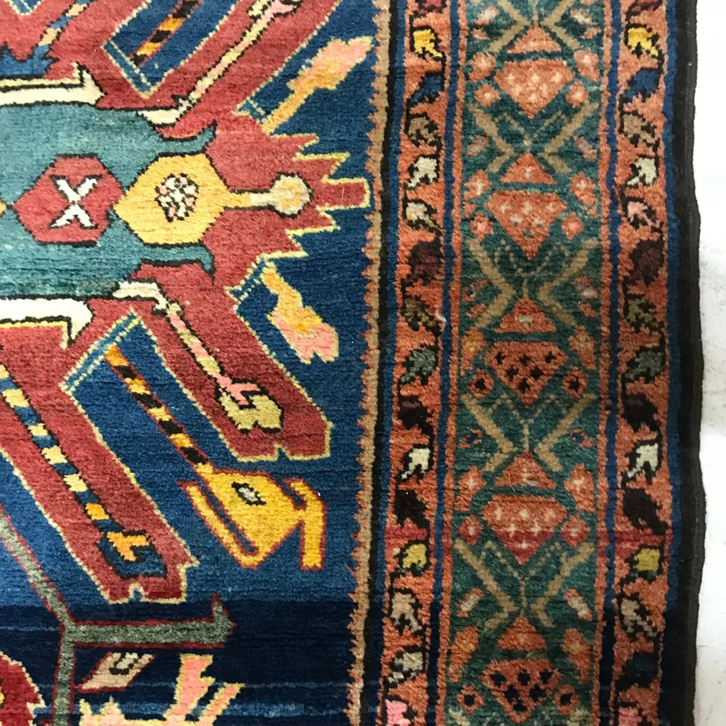 A Chelaberd (Eagle Kazak) Karabakh rug. First half 20thC. 266 x 133cm. Image 1++