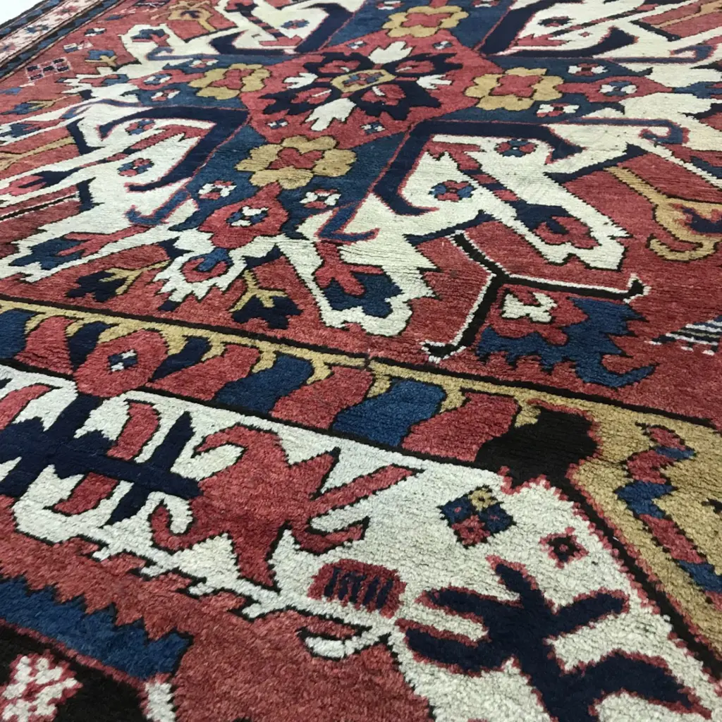 A Chelebi/Chelaberd (Eagle Kazak) Karabakh rug. Second half 19thC. 234 x 168cm Image 1++