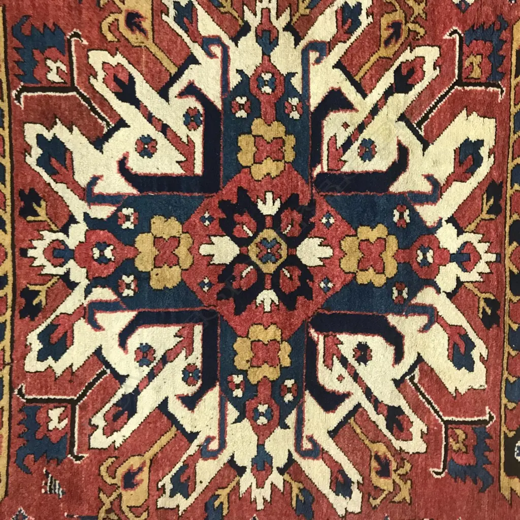 A Chelebi/Chelaberd (Eagle Kazak) Karabakh rug. Second half 19thC. 234 x 168cm Image 1++