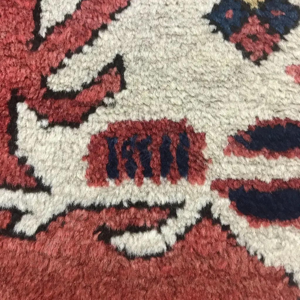 A Chelebi/Chelaberd (Eagle Kazak) Karabakh rug. Second half 19thC. 234 x 168cm Image 1++