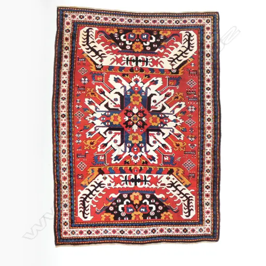 A Chelebi/Chelaberd (Eagle Kazak) Karabakh rug. Second half 19thC. 234 x 168cm