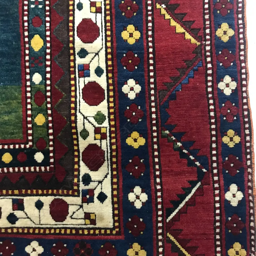 A Jebrail, Karabakh runner. Dated 1906 and named. 290 x 128cm. Image 1++