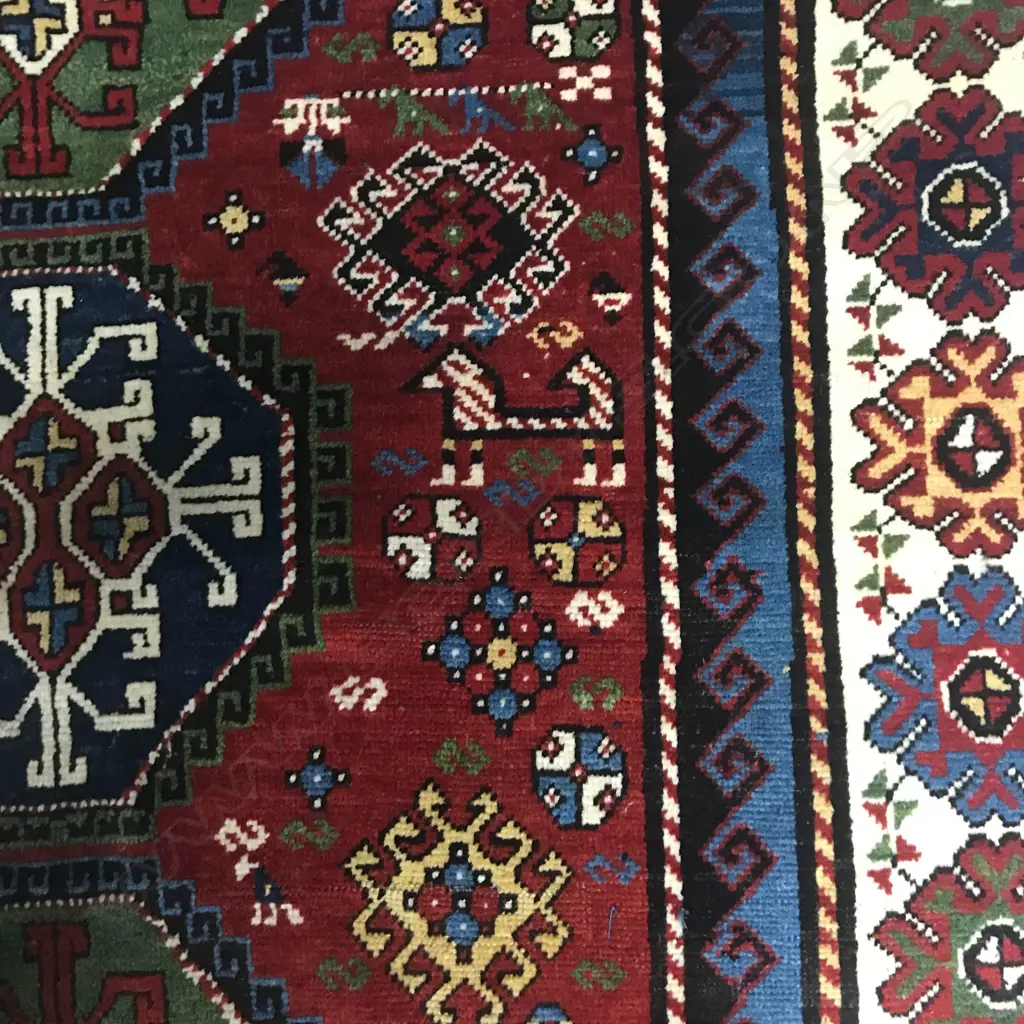 A Mokan, Karabakh runner. Dated 1301 = 1884. 330 x 142cm. Image 1++