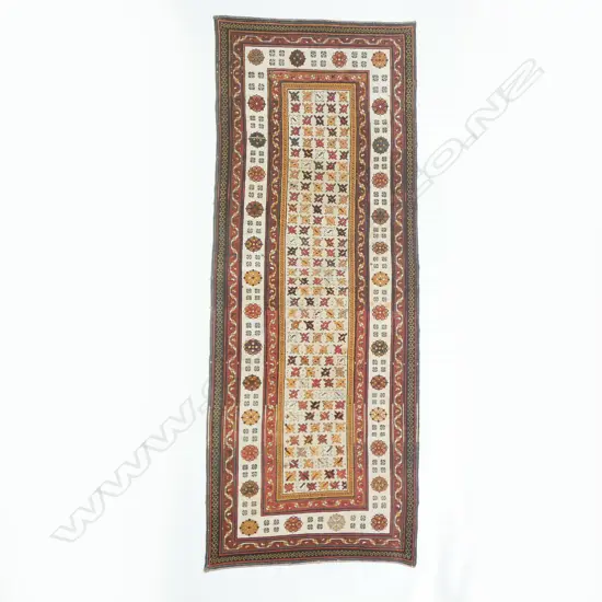 A Talysh, Karabakh runner. Around 1880. 303 x 117cm.