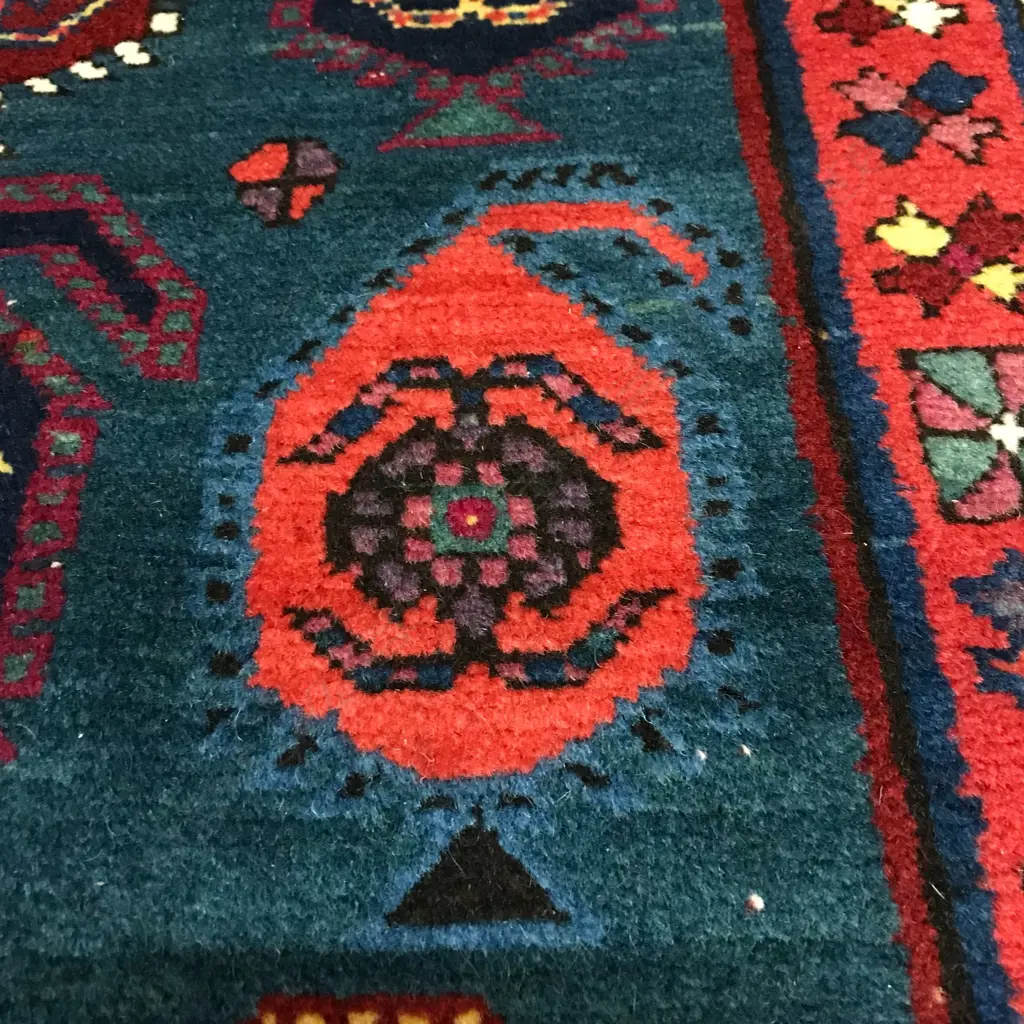 A Talysh (Jebrail district), Karabakh runner. End of the 19thC. 357 x 97cm. Image 1++