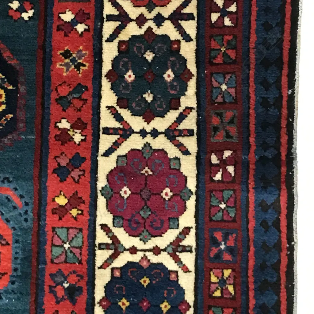 A Talysh (Jebrail district), Karabakh runner. End of the 19thC. 357 x 97cm. Image 1++