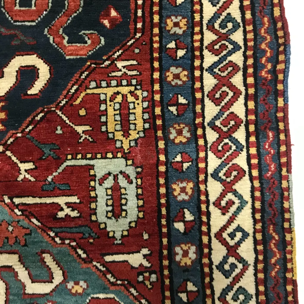 A Malybailey (Cloud Band Kazak), Karabakh runner. Circa 1900. 268 x 114cm. Image 1++