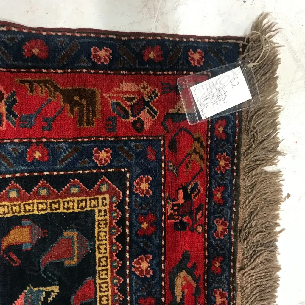 A Bagchadagyullar, Shusha district, Karabakh runner. First half 20thC. 425 x 195cm Image 1++