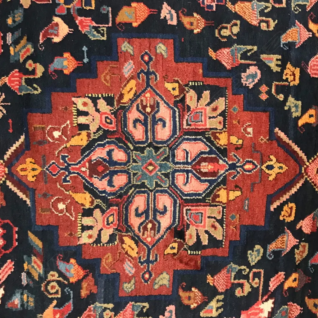 A Bagchadagyullar, Shusha district, Karabakh runner. First half 20thC. 425 x 195cm Image 1++