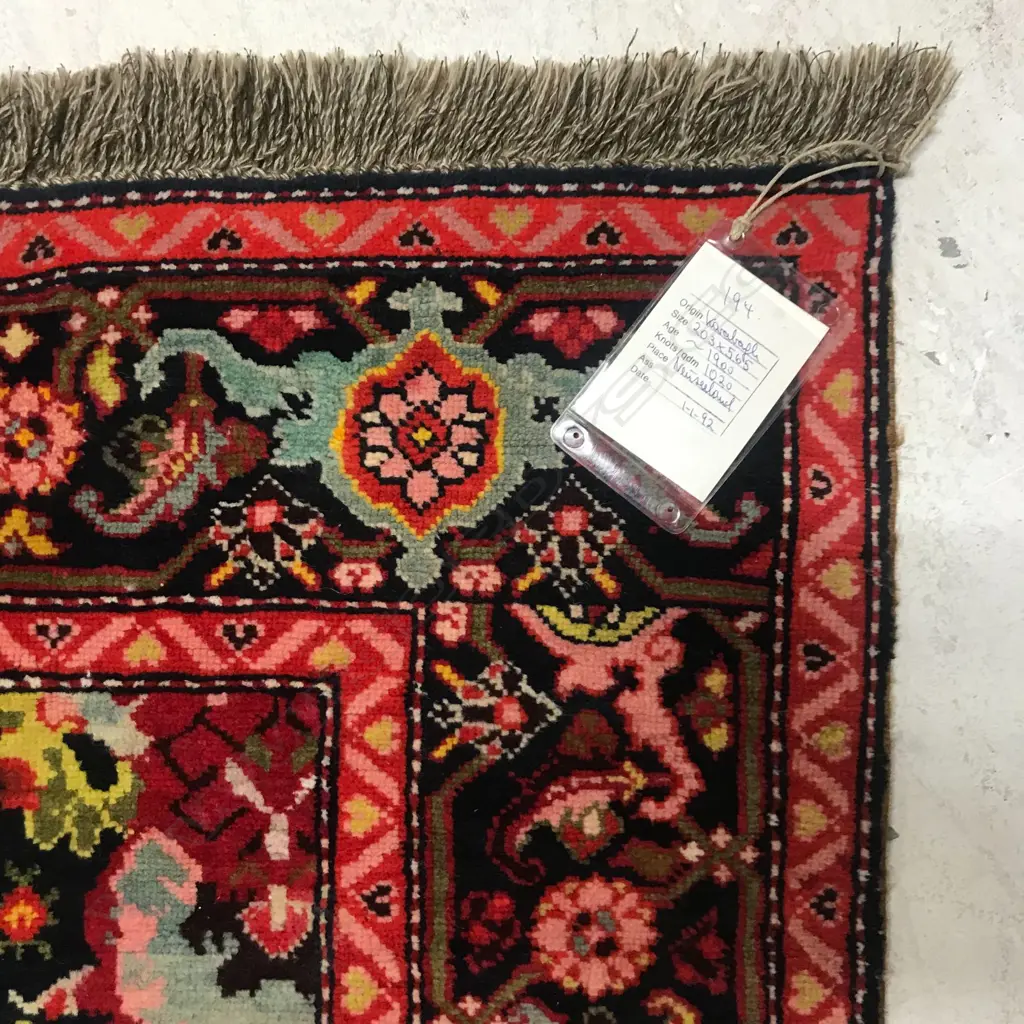 A large Gulmekhmer pattern Karabakh carpet. Beginning of the 20thC. 565 x 203cm. Image 1++