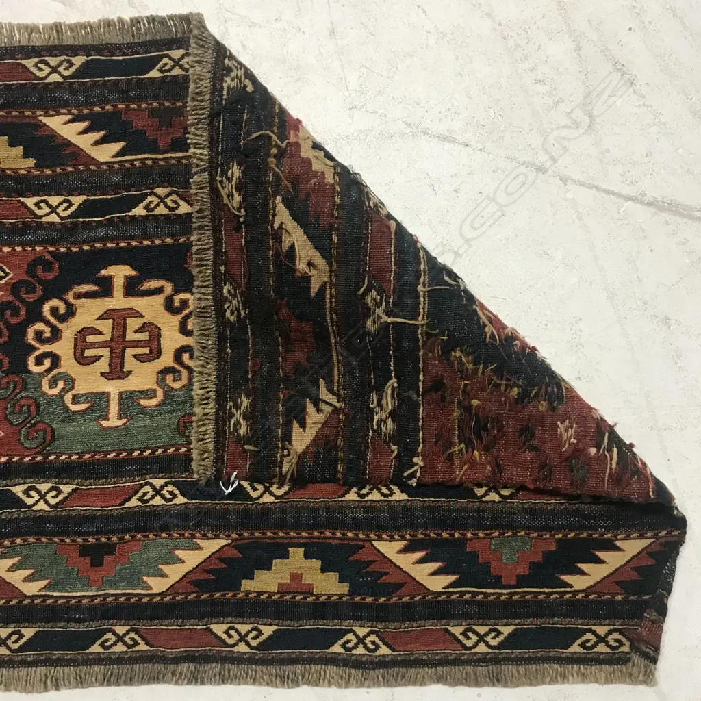 A small Soumak textile panel. 117 x 52cm. Image 1++
