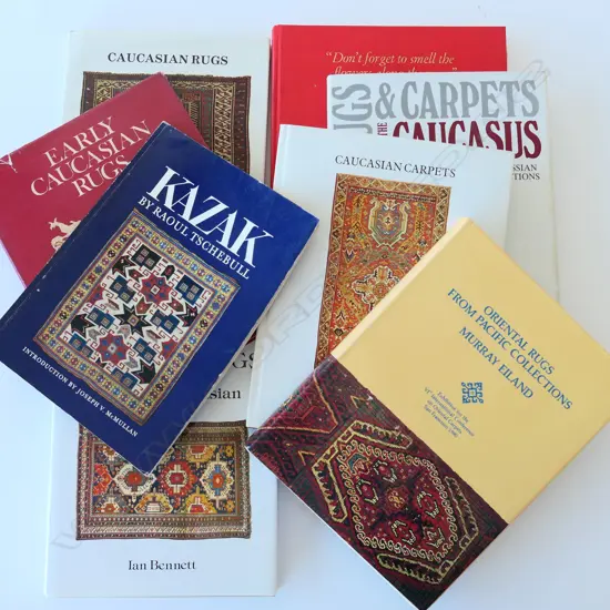 7 Books/Publications: Oriental/Caucasian Rugs (in English),