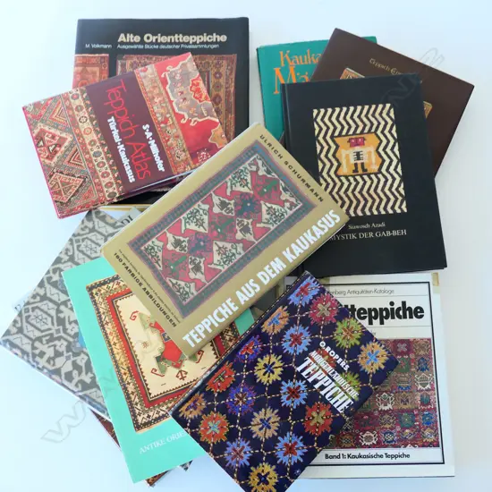 11 Books/Publications Oriental/Caucasian Rugs (in German)