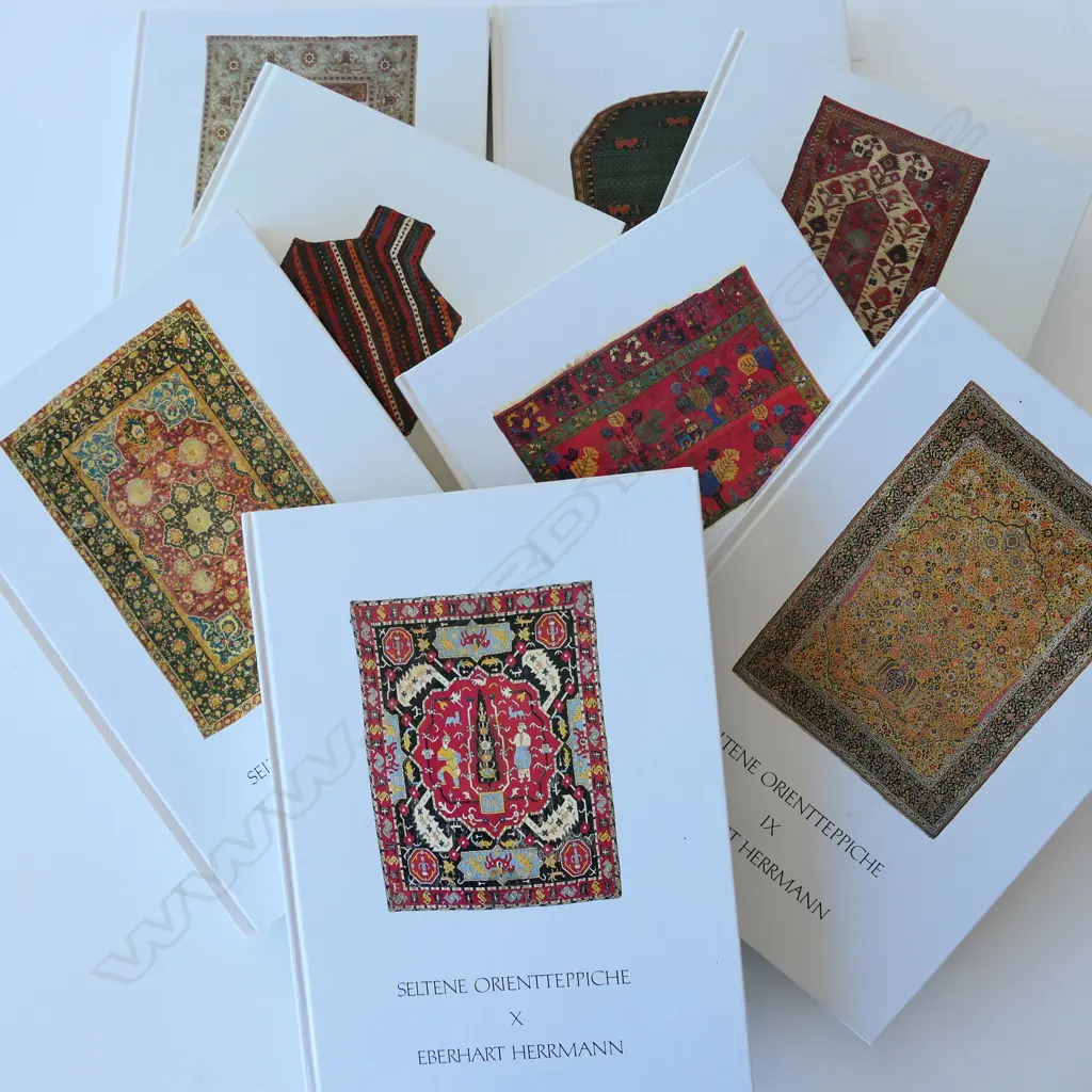 9 BOOKS: 'SELTENE ORIENTTEPPICHE' by EBERHART HERRMANN (ENGLSIH/GERMAN) Image 1++