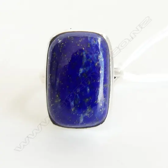STG & LAPIS RING  SIZE P