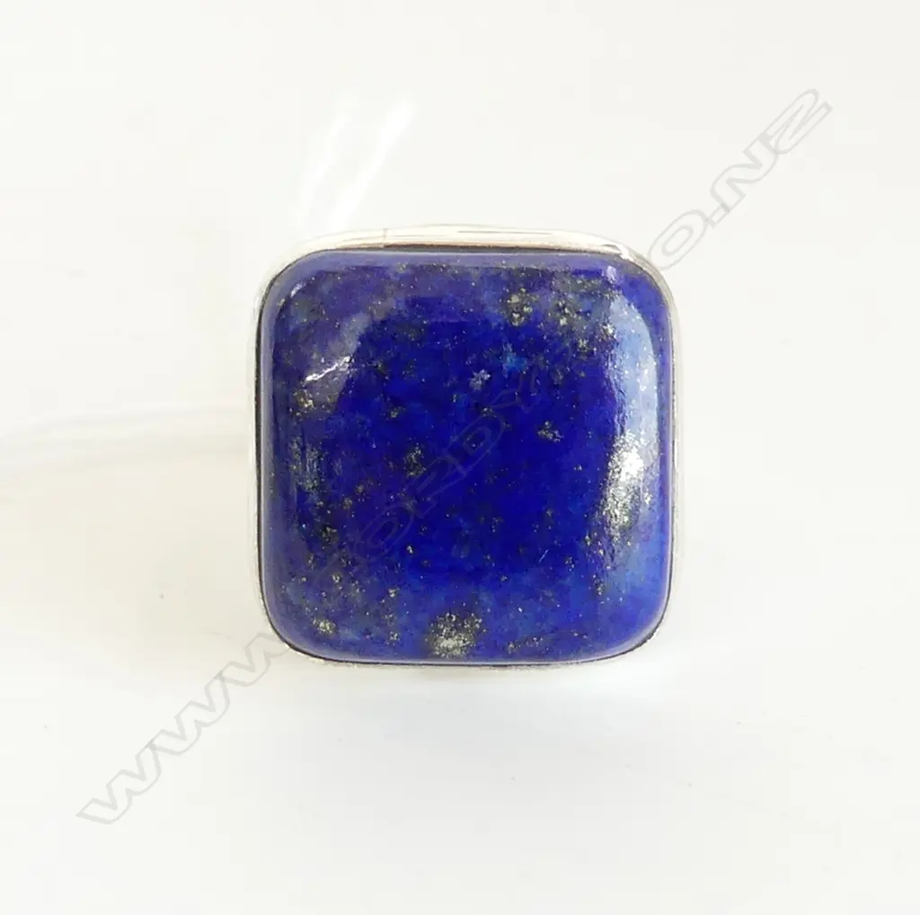 STG & LAPIS RING  SIZE P Image 1++