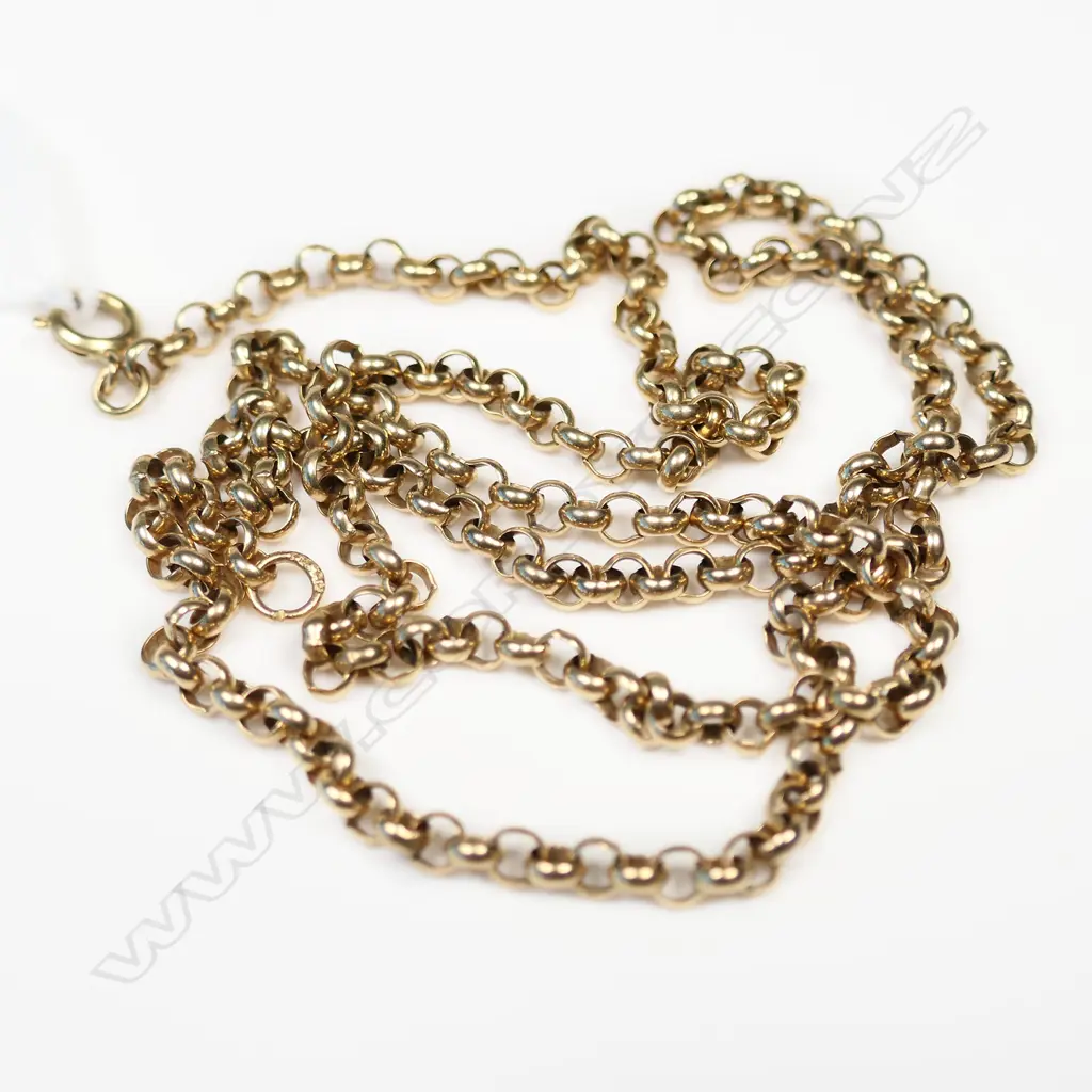 9CT GOLD CHAIN NECKLACE 11.9gm  56CM Image 1++