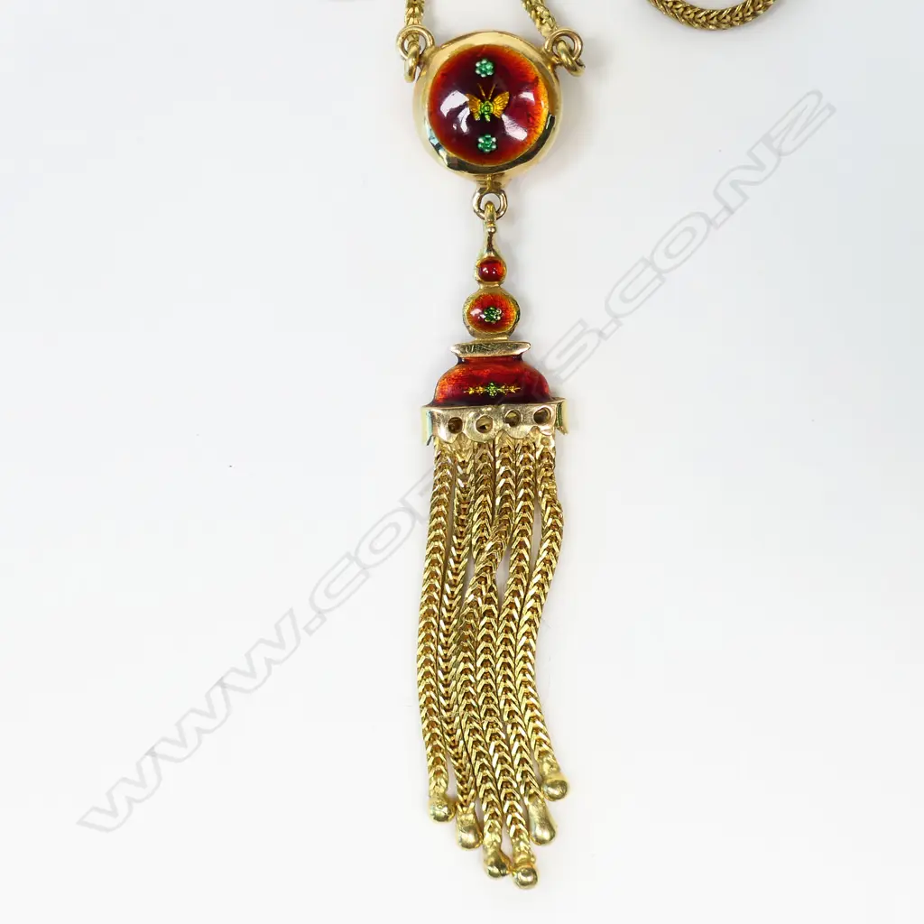 18CT GOLD CHAIN AND PENDANT 13gm  46CM Image 1++