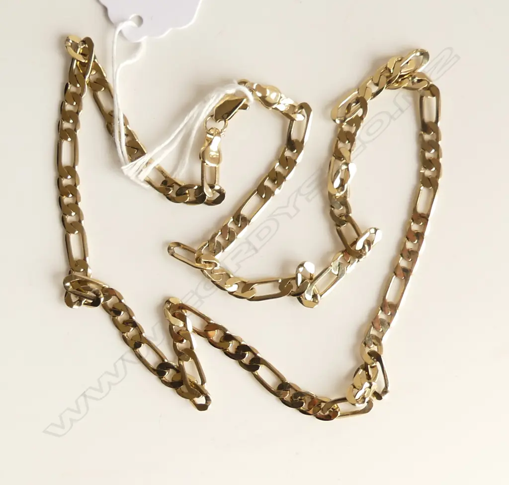 9CT YELLOW GOLD NECK CHAIN 14.66gms  56CM Image 1++
