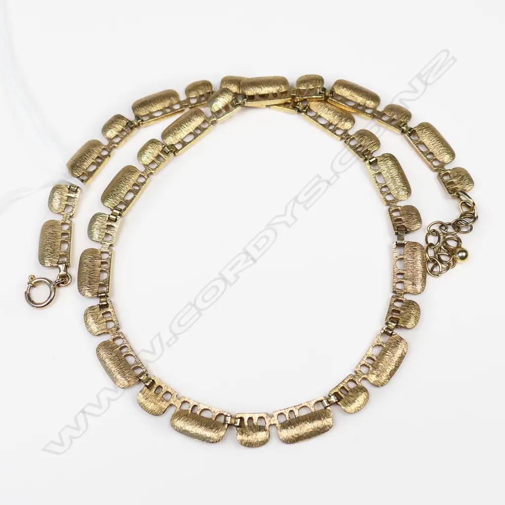 9CT GOLD FANCY LINK CHAIN NECKLACE 28gm Image 1++