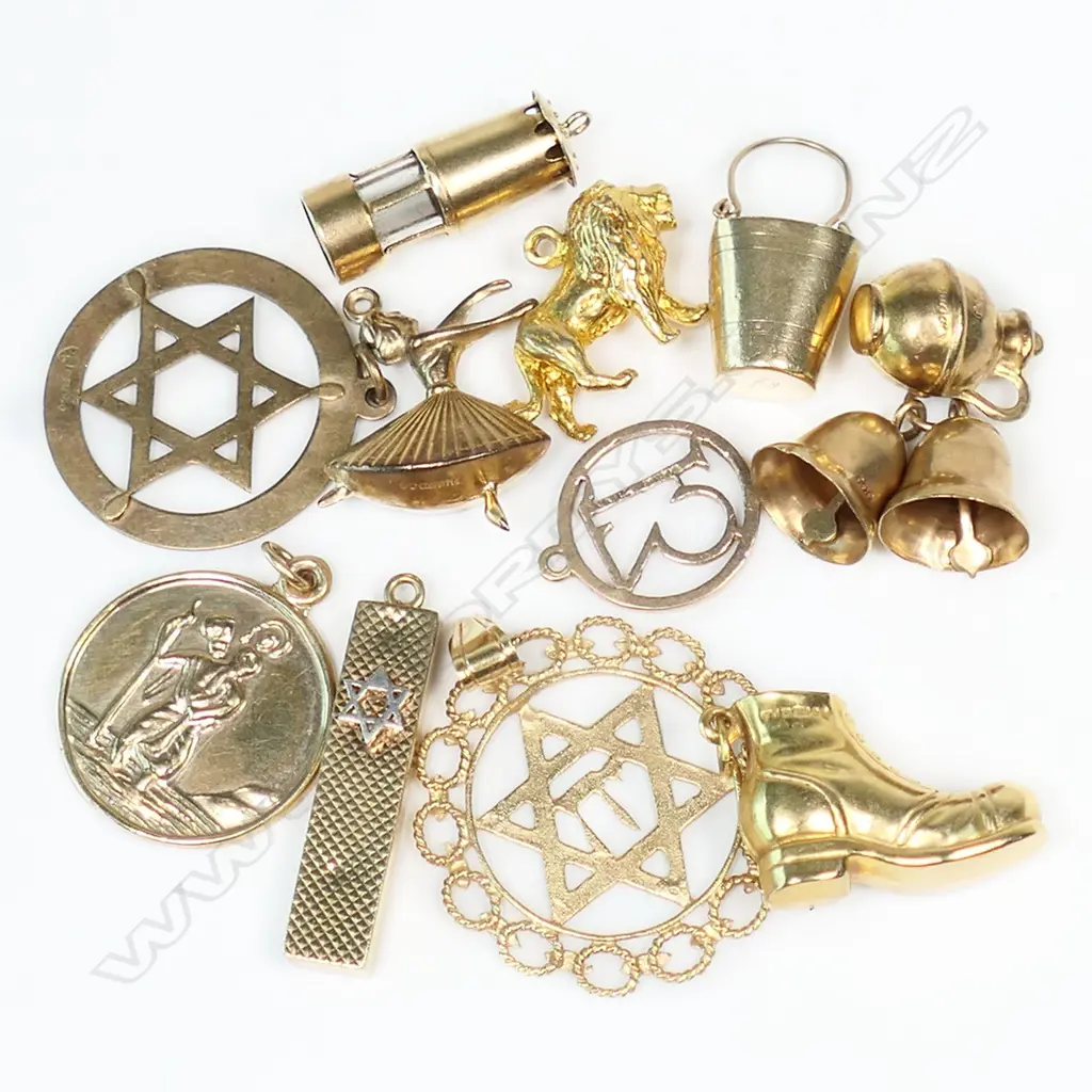 ASSTD 9CT GOLD CHARMS 24gm Image 1++