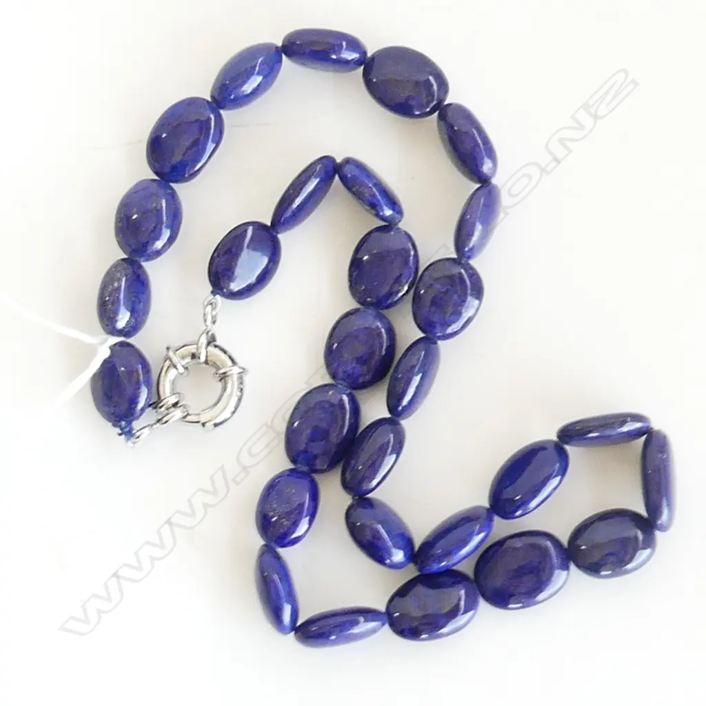LAPIS BEAD NECKLACE Image 1++