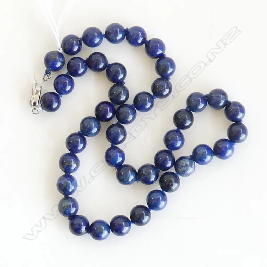 LAPIS BEAD NECKLACE Image 1++