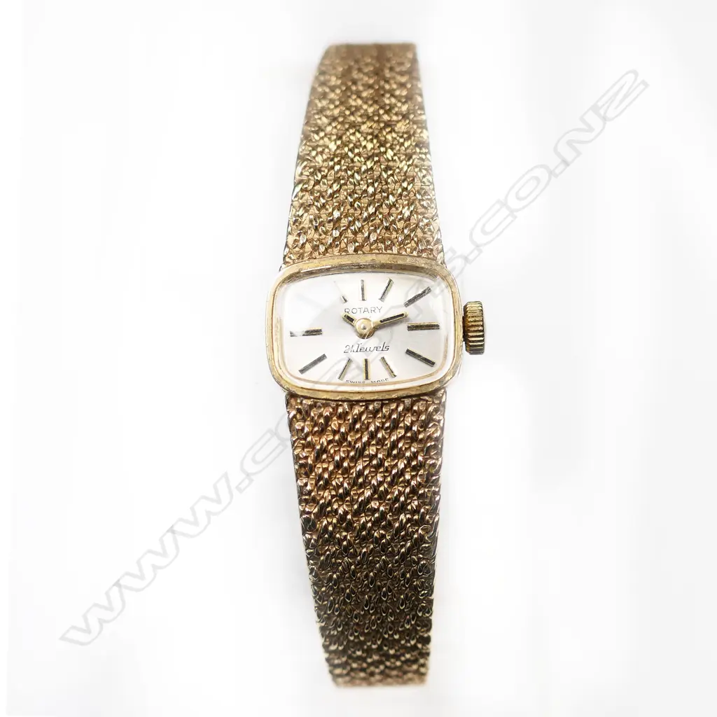 1960'S/70'S 9ct GOLD  LADIES ROTARY WRIST WATCH 21 jewel 29.38gms running Image 1++