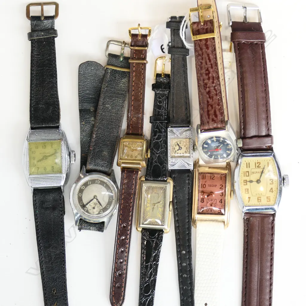 8 VINTAGE WRIST WATCHES Image 1++