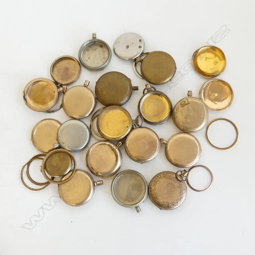 ASST. GOLD PLATE POCKET WATCH CASES Image 1++