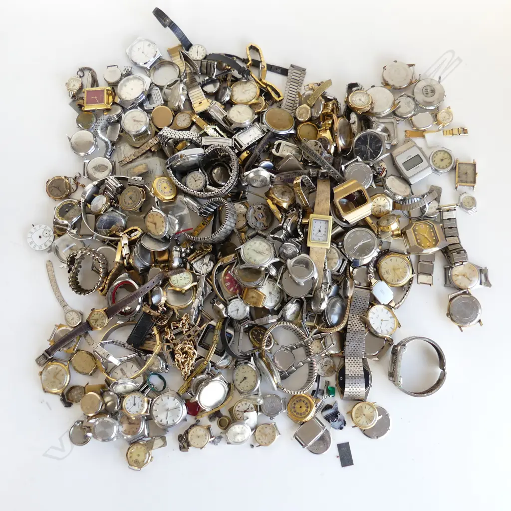 CASE ASST. WRIST WATCHES, PARTS ETC Image 1++