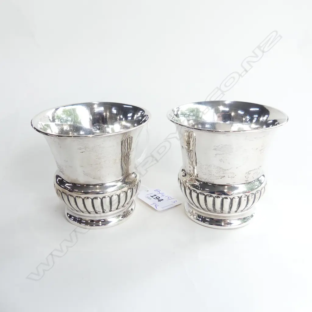 PR STG SILVER VASES, LONDON 1826 H.75mm 83 GM Image 1++