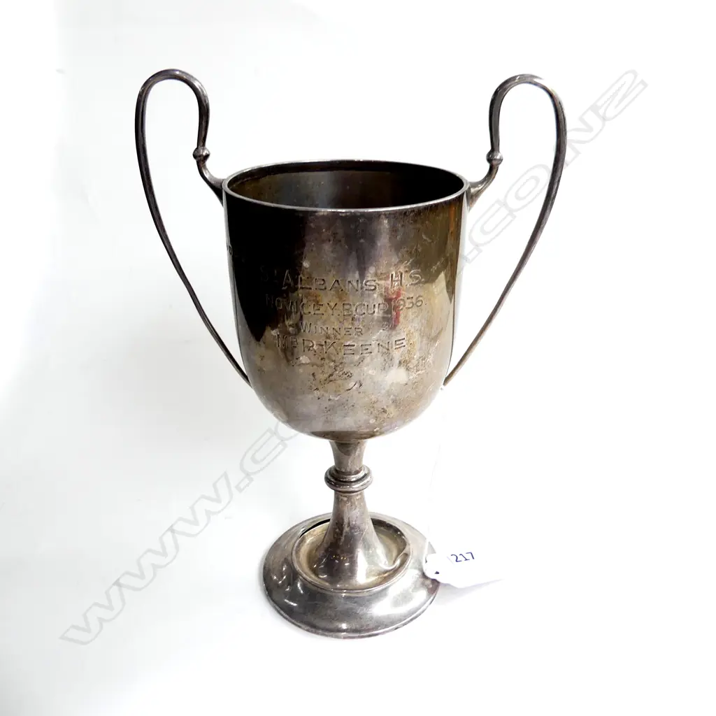 STG SILVER TROPHY, SHEFFIELD 1934 H.200mm 246 GM Image 1++