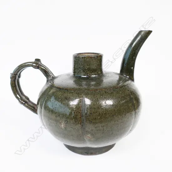 JIN DYNASTY BROWN GREEN EWER H130MM