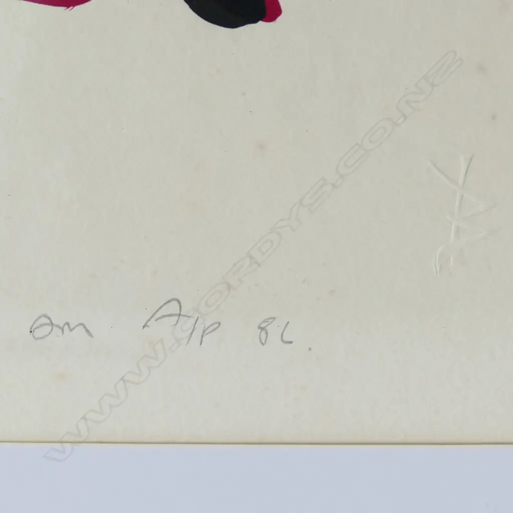 ALLEN MADDOX, A/P, LTD ED PRINT, 1986, 410 x 280mm Image 1++