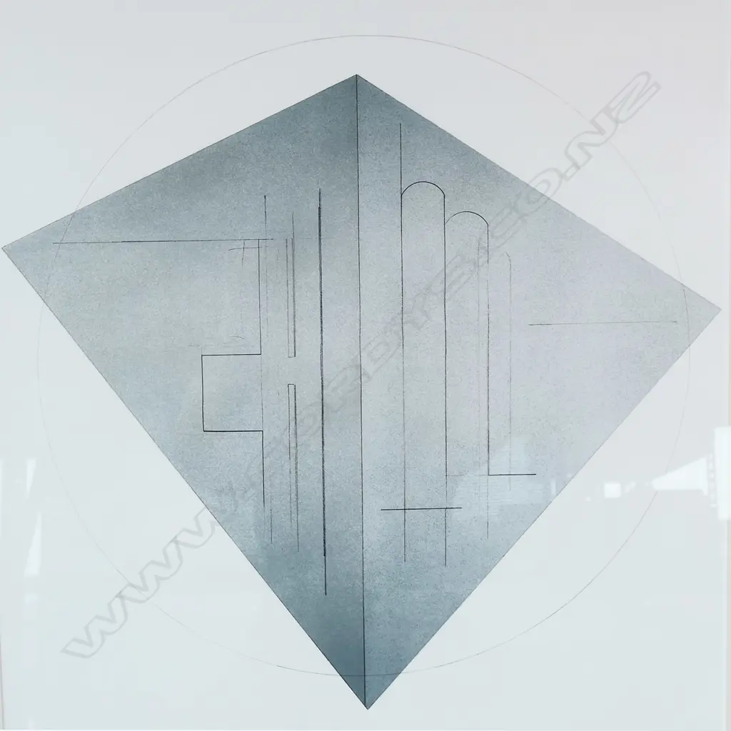 JAMES ROSS, ARCADE AND SQUARE, ETCHING 17/25, SIGNED 2002, 670 X 500mm Image 1++