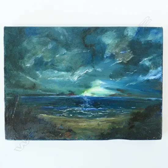 ZARAHN SOUTHON, LANDSCAPE 1999, OIL ON CANVAS, UNFRAMED, SIGNED VERSO, 200 x 280mm