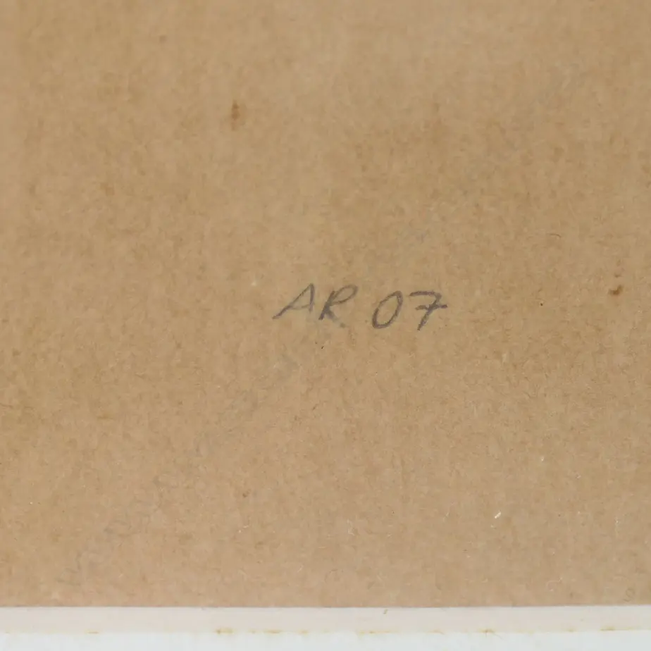 ANNA REES, UNTITLED, INITIALLED 2007, MIXED MEDIA, 410 x 280mm Image 1++