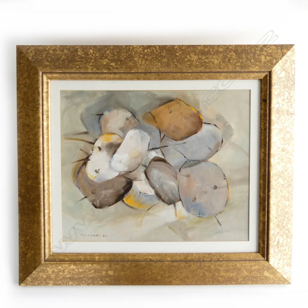 IVY PERRY, HONESTY SEEDS, OIL ON BOARD '65 390x485mm Image 1++