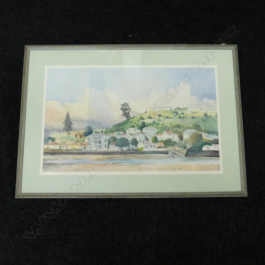 G. W. DUDDING, VIEW OF DEVONPORT, W/C 335x530mm Image 1++