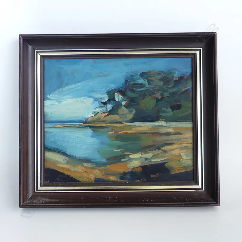 JOHN HORNER, UNTITLED oil on board signed. Untitled STANLEY POINT DEVONPORT ? 240X300mm Image 1++