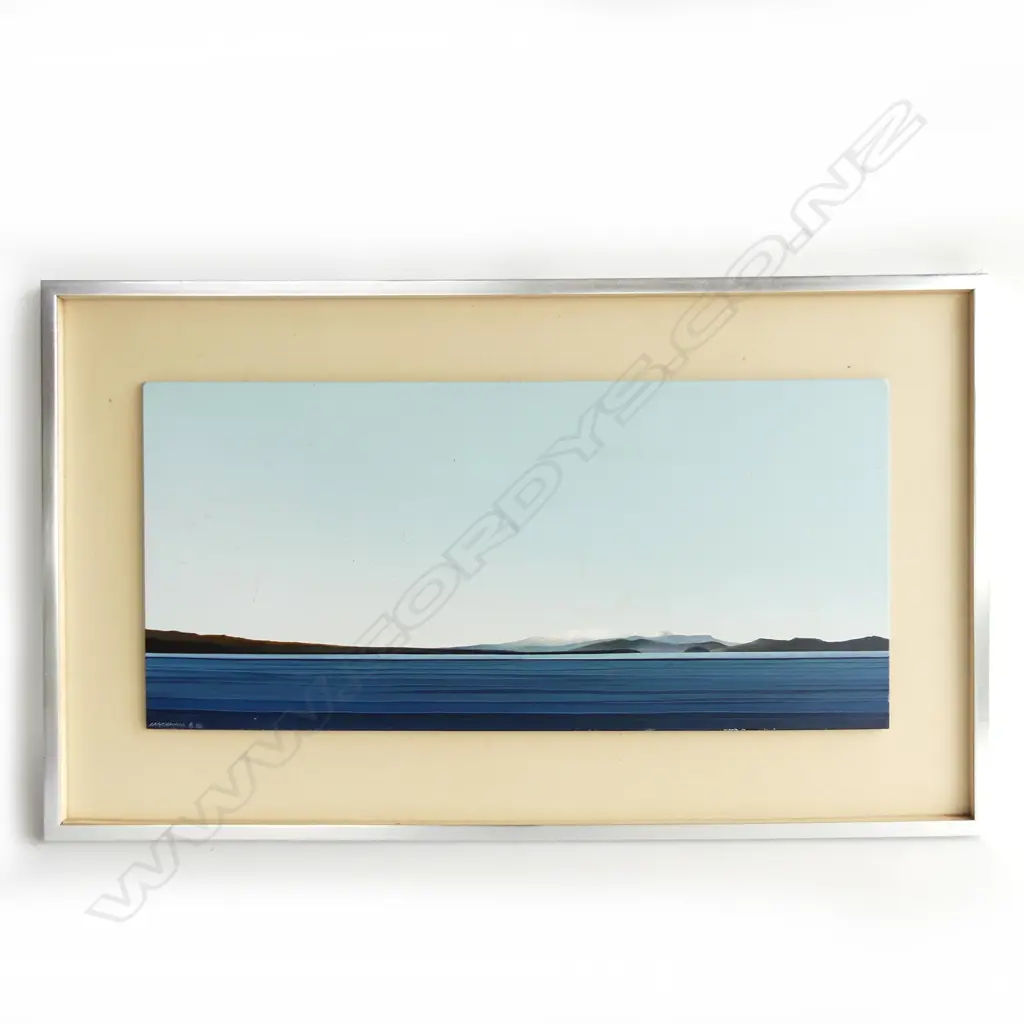 PHILIP MARKHAM 'NATIONAL PARK' ACRYLIC ON BOARD '86 280x595mm Image 1++