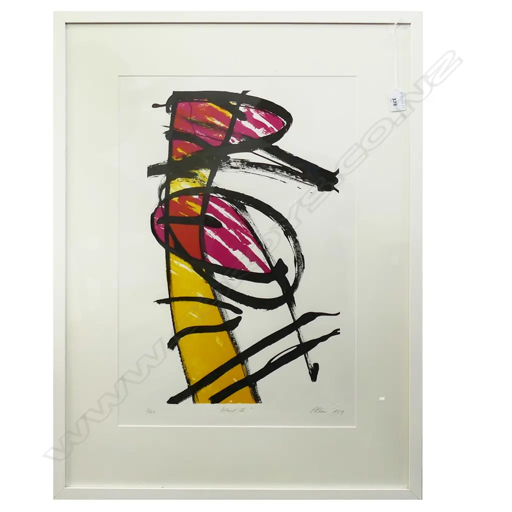 PHILIPPA BLAIR 'ISLAND II', LITHOGRAPH, SIGNED, ENTITLED, NUMBERED 3/28 & DATED 1989, 560x370mm Image 1++