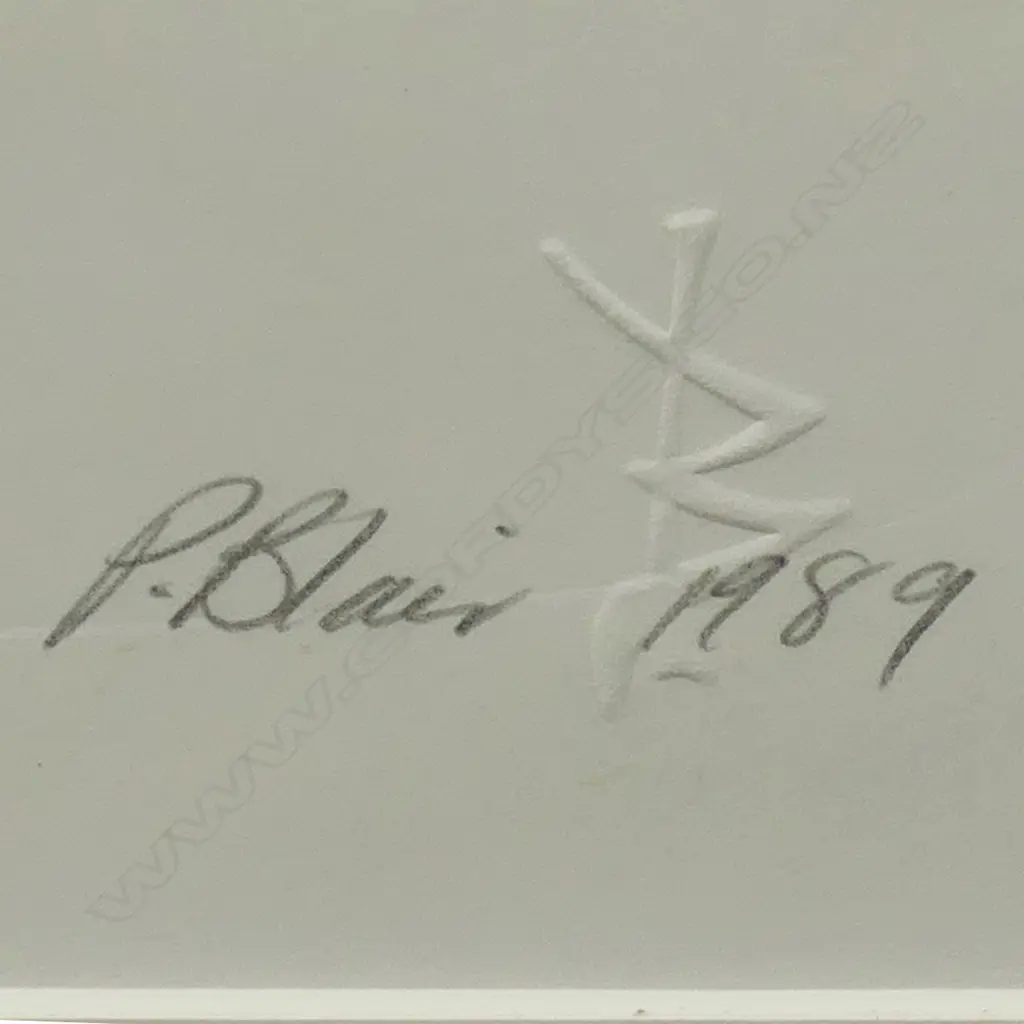 PHILIPPA BLAIR 'ISLAND II', LITHOGRAPH, SIGNED, ENTITLED, NUMBERED 3/28 & DATED 1989, 560x370mm Image 1++