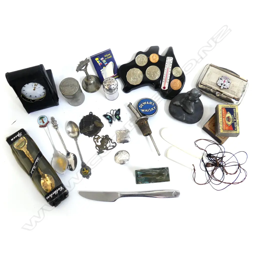 BAG ASST.; CASED POCKETWATCH, SILVER PLATE ETC Image 1++
