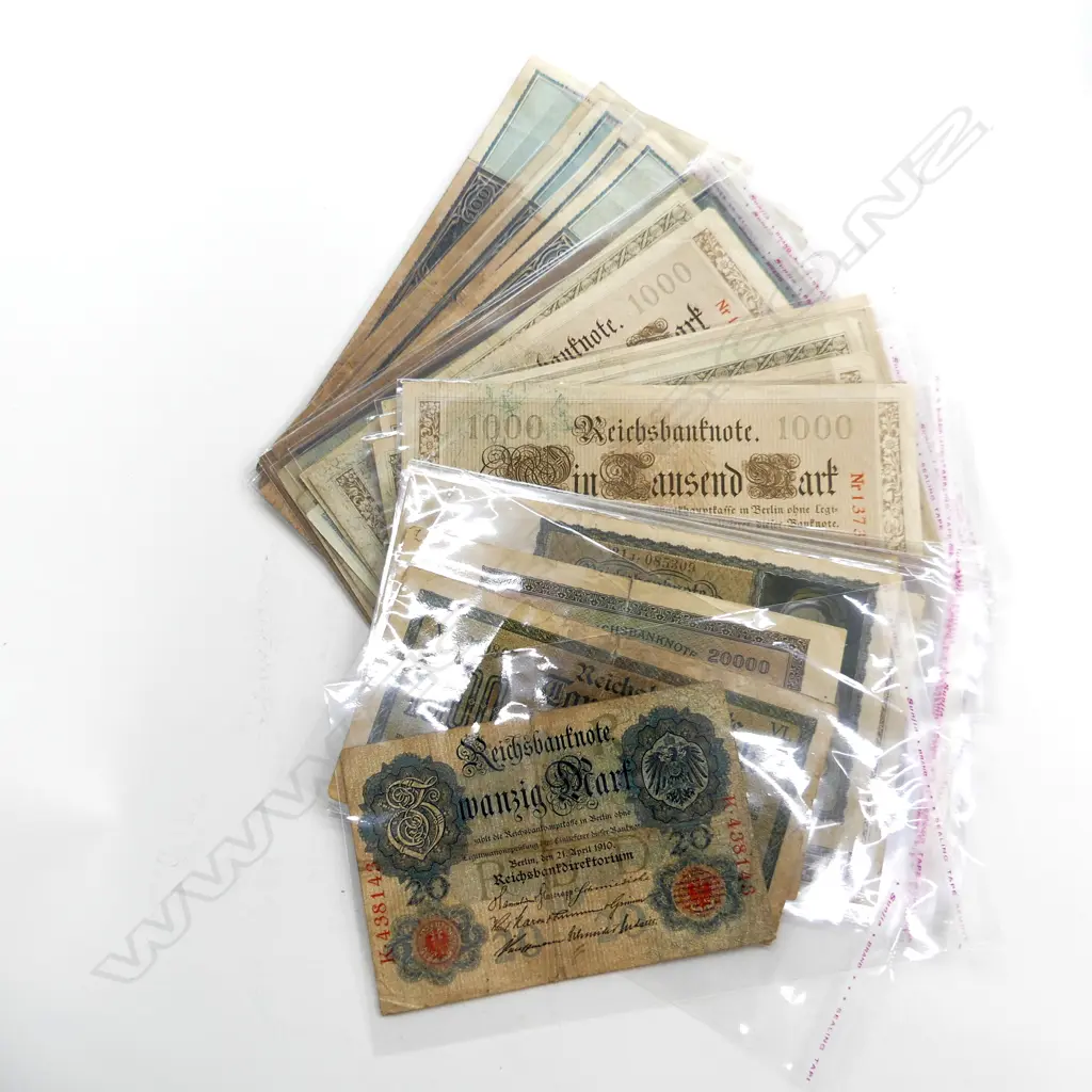 ANTIQUE GERMAN BANK NOTES Image 1++