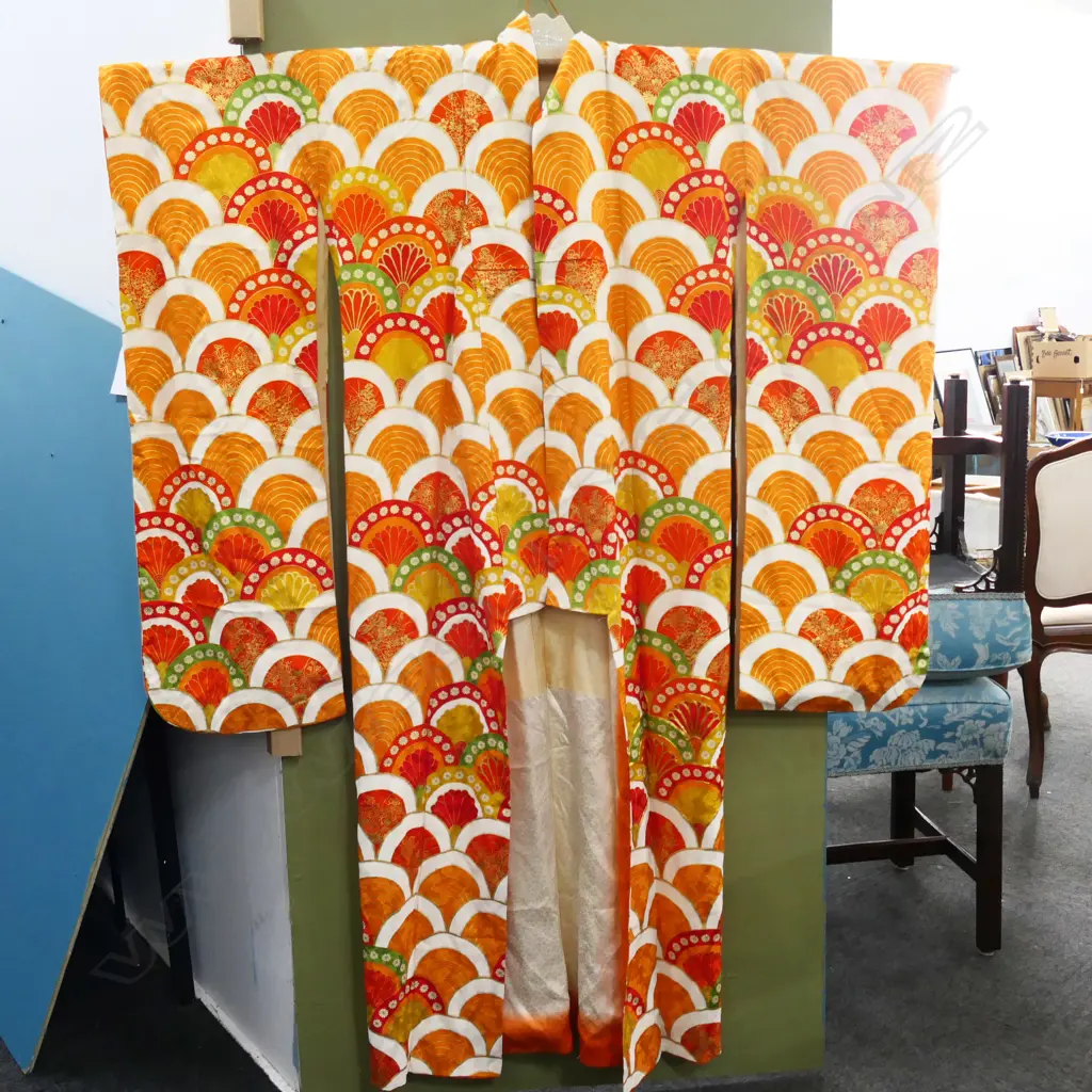SILK FURISODE KIMONO Image 1++