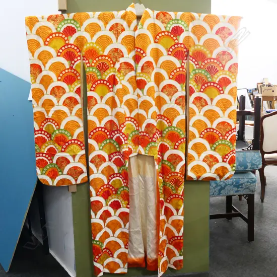 SILK FURISODE KIMONO
